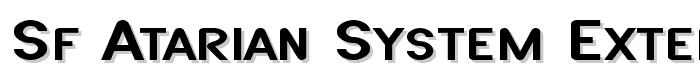SF Atarian System Extended font